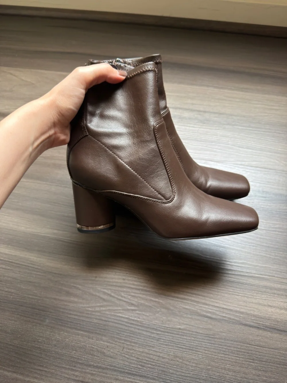 Brown Franco Sarto Ankle Boots